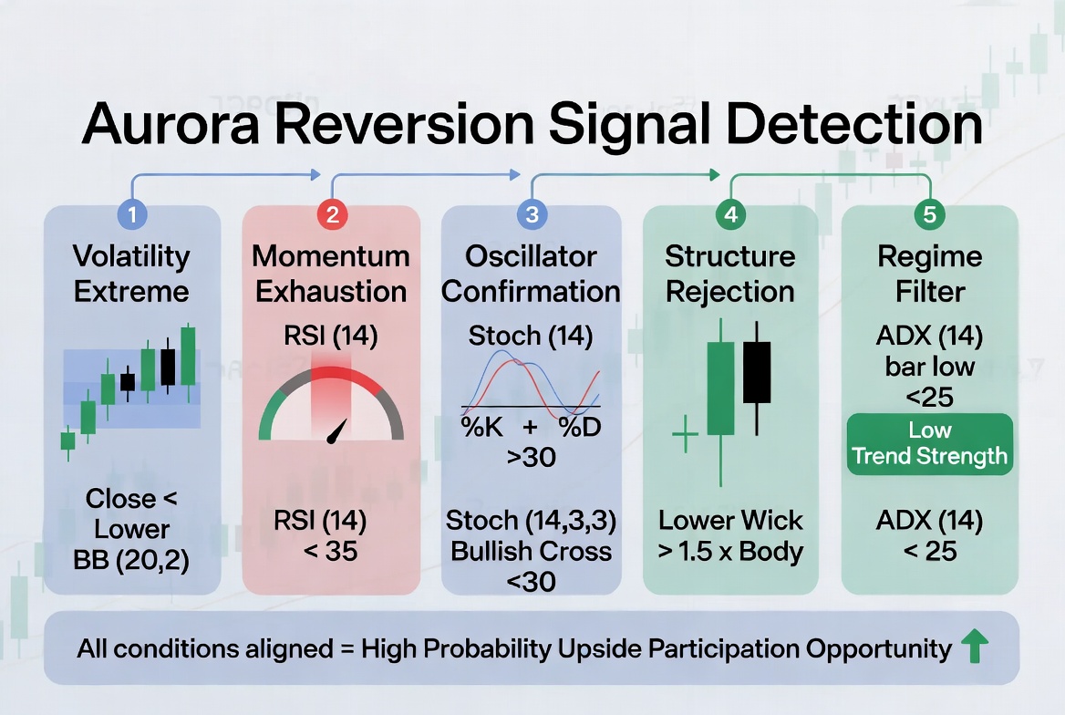 Aurora Reversion Framework trading strategy chart 1