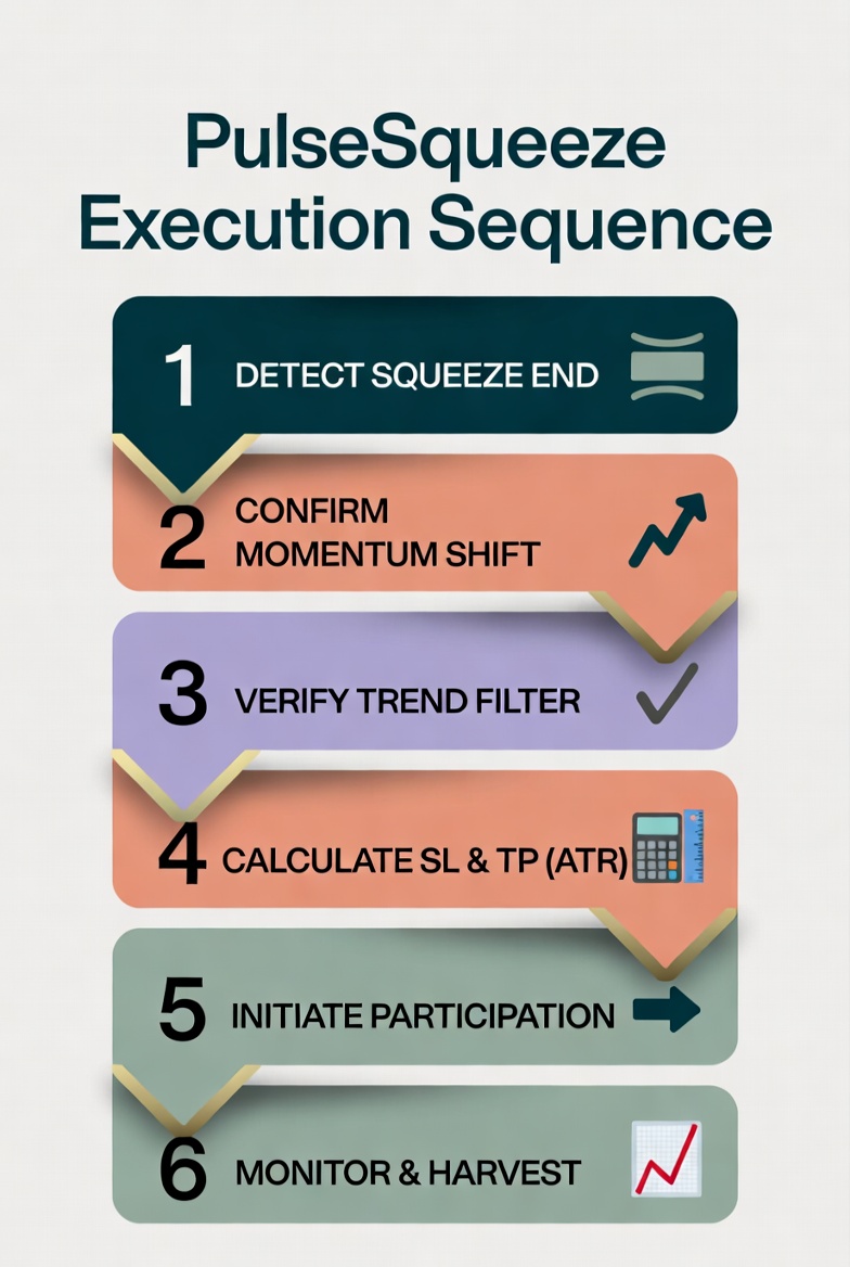 PulseSqueeze Momentum System trading strategy chart 1