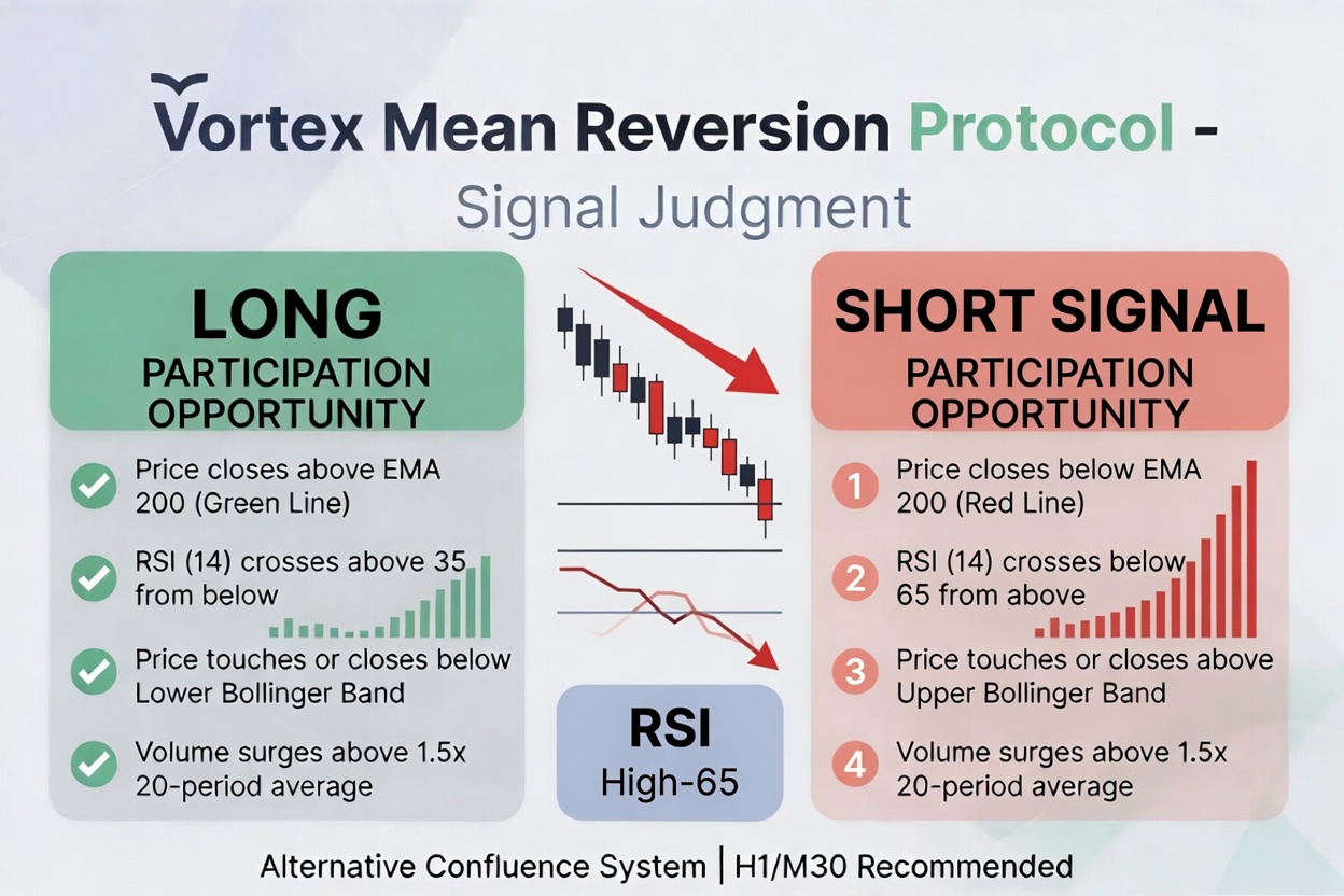 Vortex Mean Reversion Protocol trading strategy chart 1