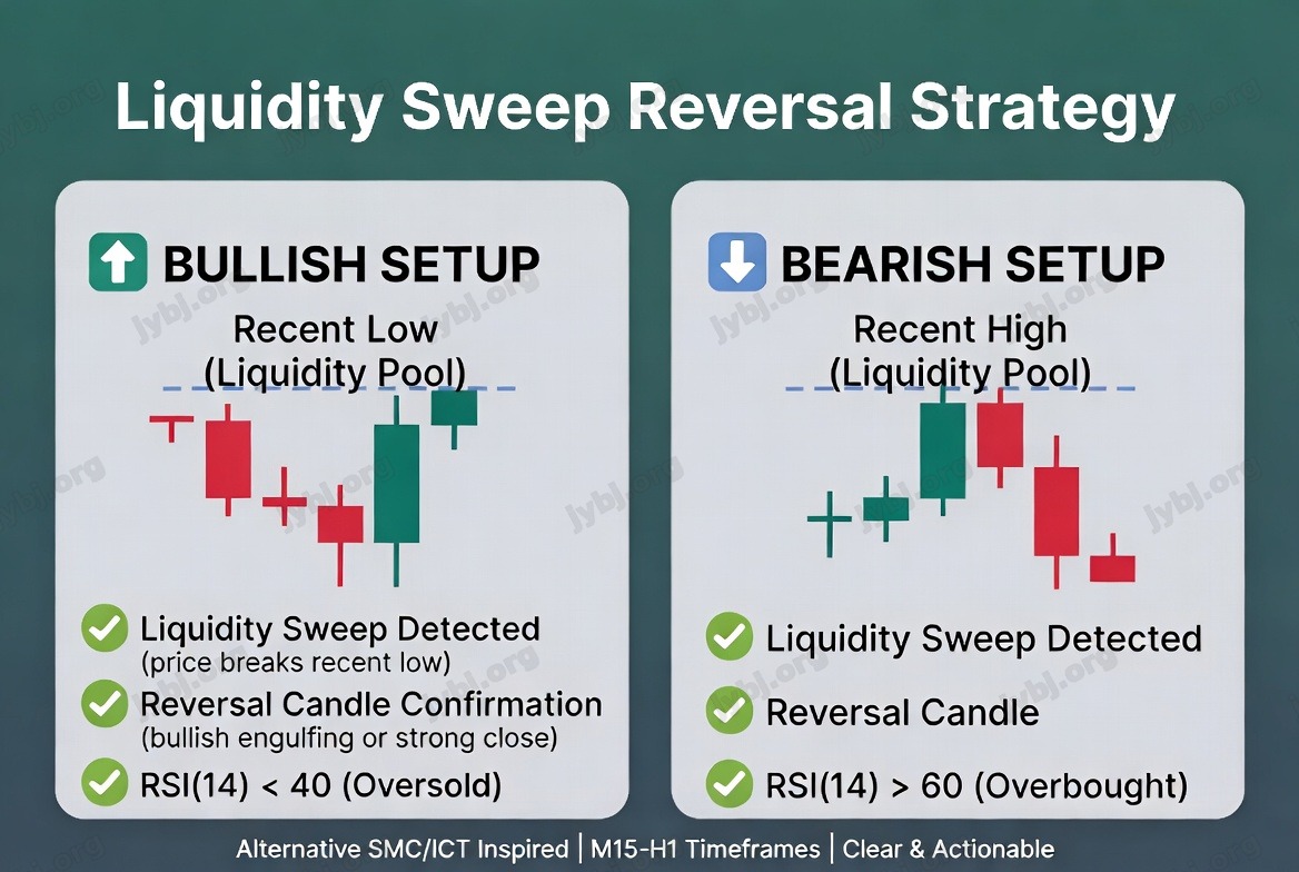 Liquidity Sweep Reversal Strategy trading strategy chart 4